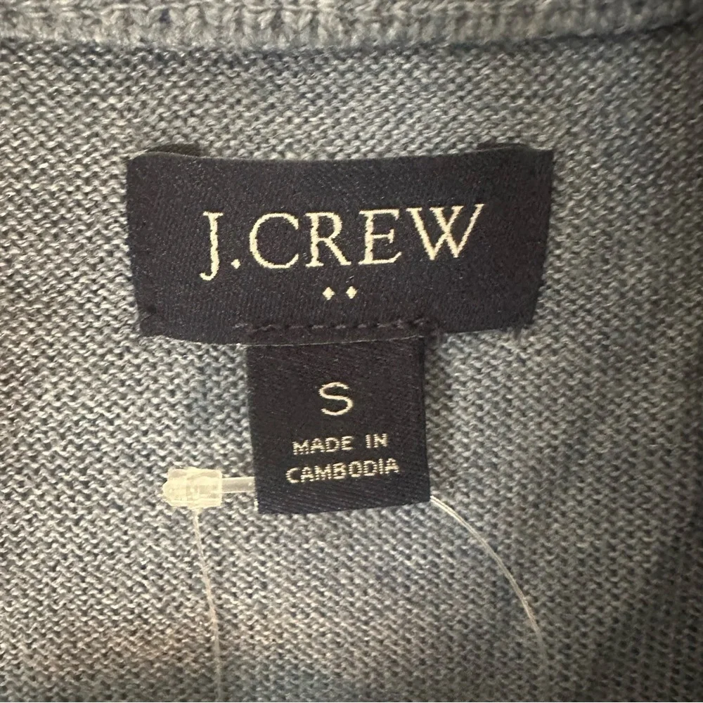 NWT J Crew Merino Wool Blend Quarter Zip